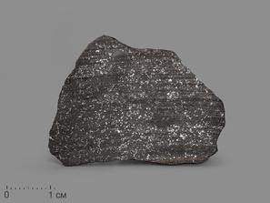 Метеорит Tassédet 004, пластина в боксе 4,1х2,7х0,1 см (4 г)