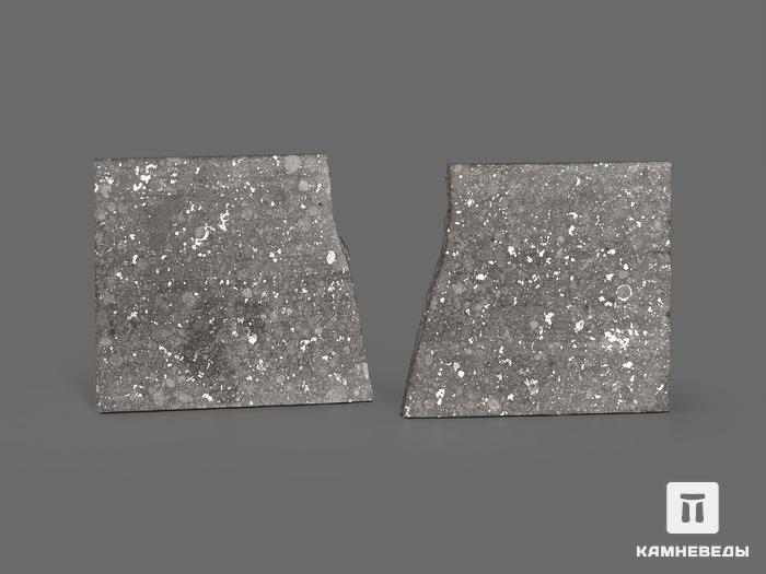 Метеорит Aba Panu, пластина в боксе 3,3х3х0,1 см (4,3 г), 19817, фото 2