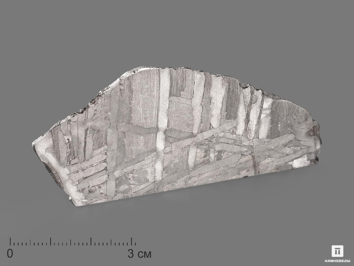 Метеорит «Сеймчан», пластина 7,7х3,7х0,2 см (33,2 г) кулон метеорит сеймчан 3х1 8х0 2 см