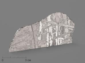 Метеорит «Сеймчан», пластина 8,3х4,6х0,2 см (44,7 г)