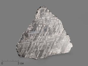 Метеорит Muonionalusta, пластина 12х10,5х0,2 см (119 г)