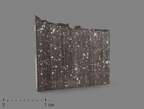 Метеорит Кольцово, пластина в боксе 1,9х1,9х0,1 см (1,5 г)