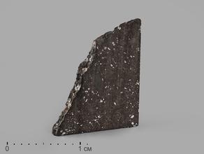 Метеорит Кольцово, пластина в боксе 2х1,5х0,2 см (0,75 г)