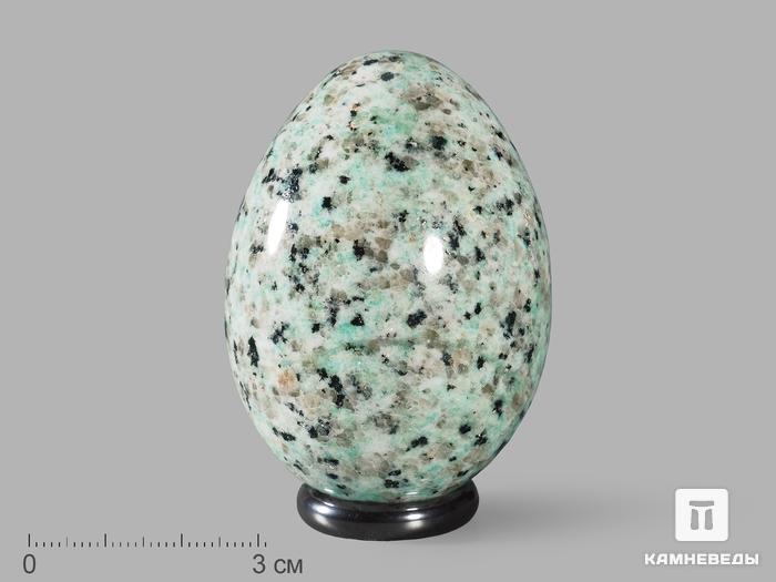 Яйцо из амазонитового гранита, 6,3х4,5 см, 5926, фото 1