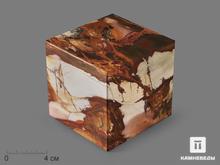 Куб из яшмы, 7,3х7,3 см