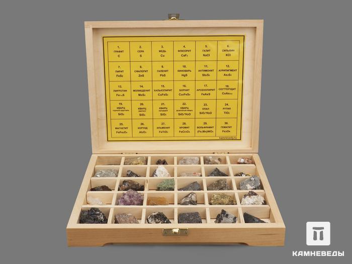 Систематическая коллекция минералов и разновидностей (90 образцов), 19897, фото 2