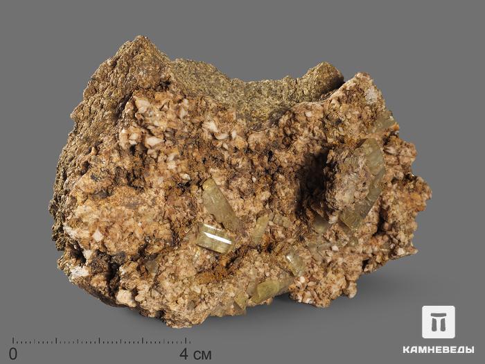 Апатит, кристаллы на породе, 10,1х6,8х6 см, 4731, фото 1
