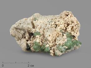 Демантоид (гранат), кристаллы на породе 6х3,7х3,2 см