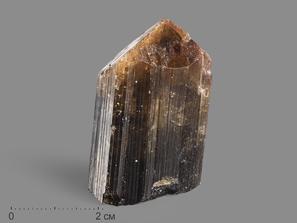 Турмалин полихромный, кристалл 4,4х2,8х2,6 см
