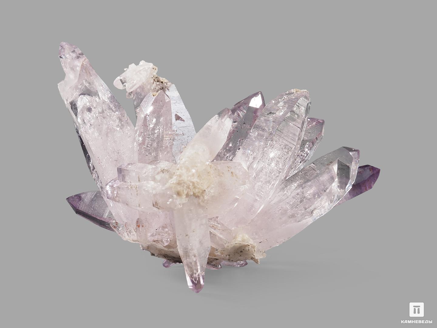 Аметист, сросток кристаллов 6,3х5х4,3 см, 20048, фото 2