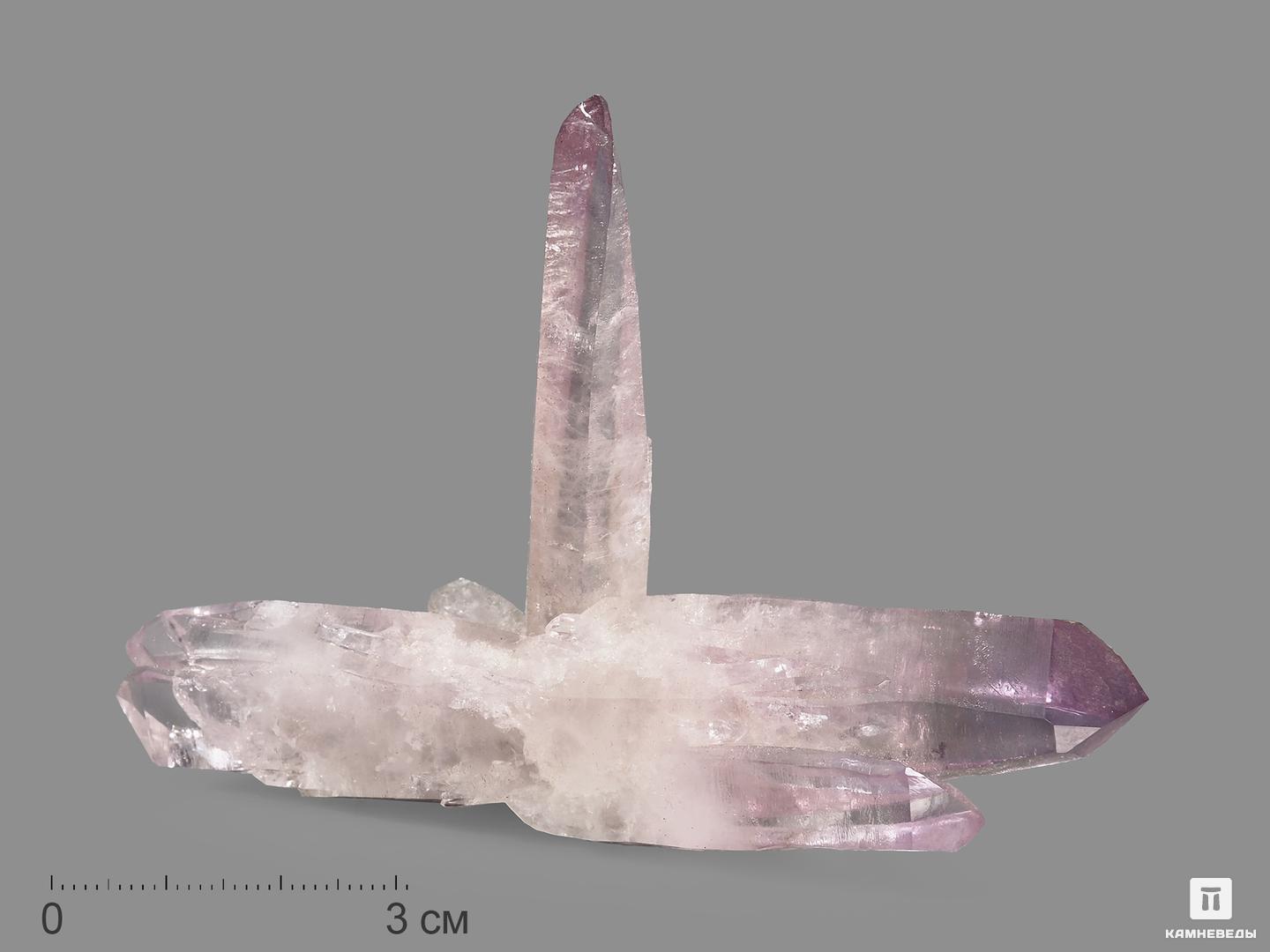 Аметист, сросток кристаллов 9,3х7х2 см