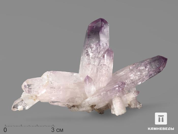 Аметист, сросток кристаллов 10,6х6х5,8 см, 20045, фото 1
