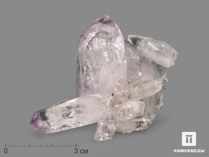 Аметист, сросток кристаллов 5х5х4,7 см, 20065, фото 1