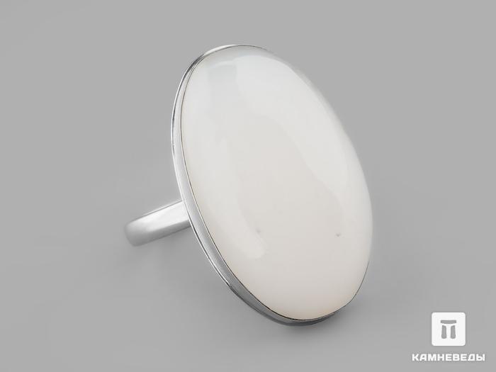 Кольцо с белым опалом (кахолонгом), 20301, фото 1