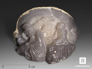 Агат. Композиция из агата, 16х10х9 см