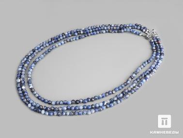 Содалит. Бусы из содалита, огранка
