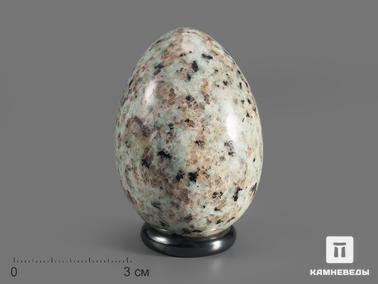 Амазонит. Яйцо из гранита амазонитового, 5,5х3,8 см