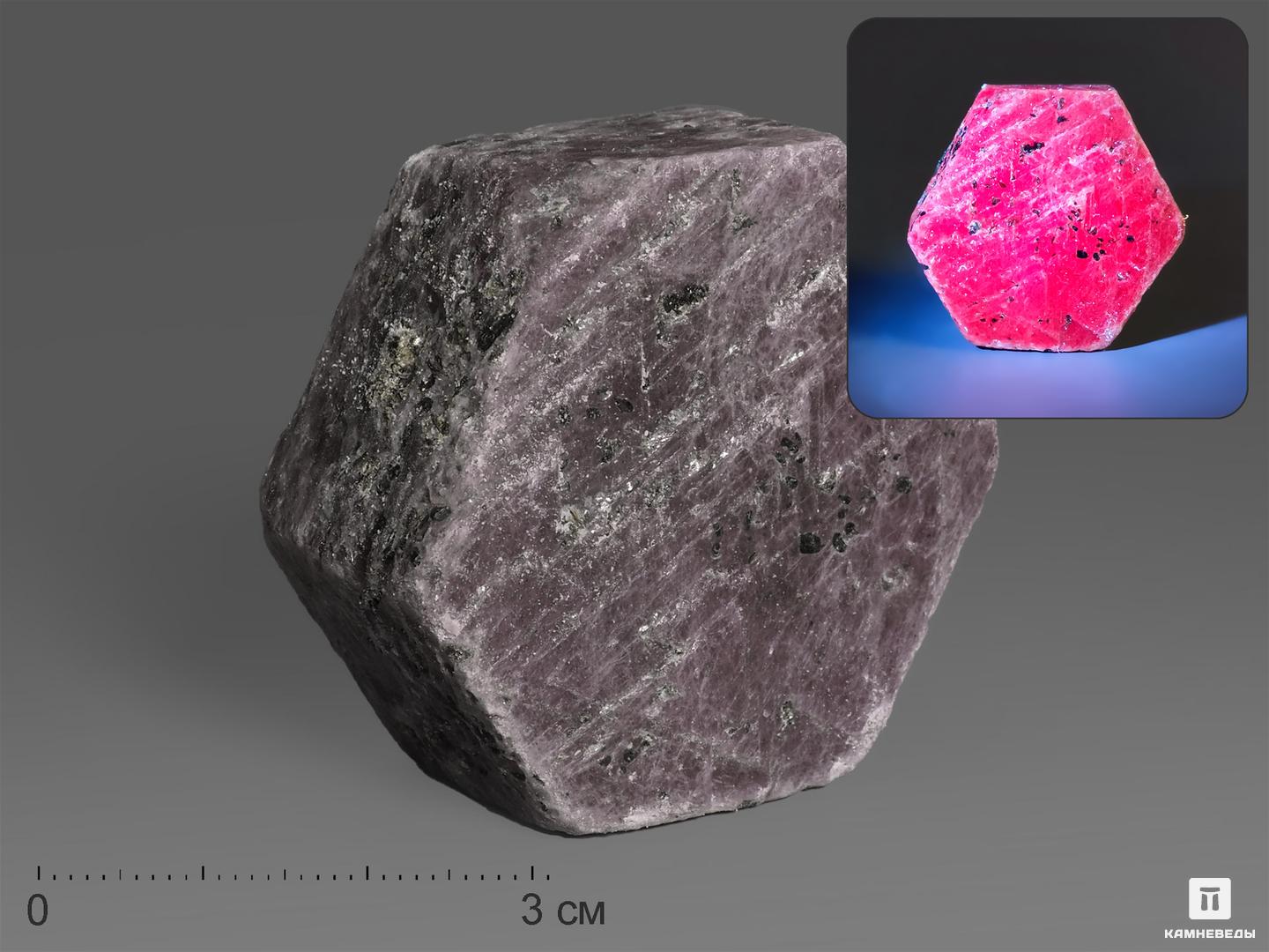 Корунд, красный кристалл 4,5-5 см корунд красный кристалл 1 1 5 см