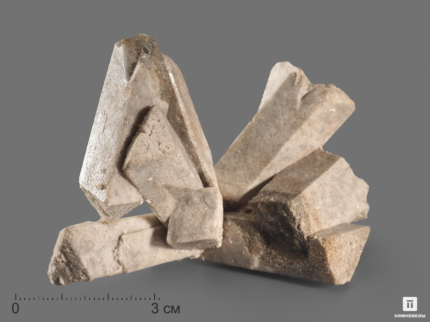 Целестин, сросток кристаллов 6,8х5,8х3,5 см