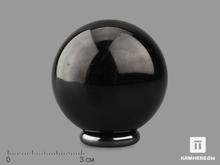 Шар из шерла (чёрного турмалина), 49 мм