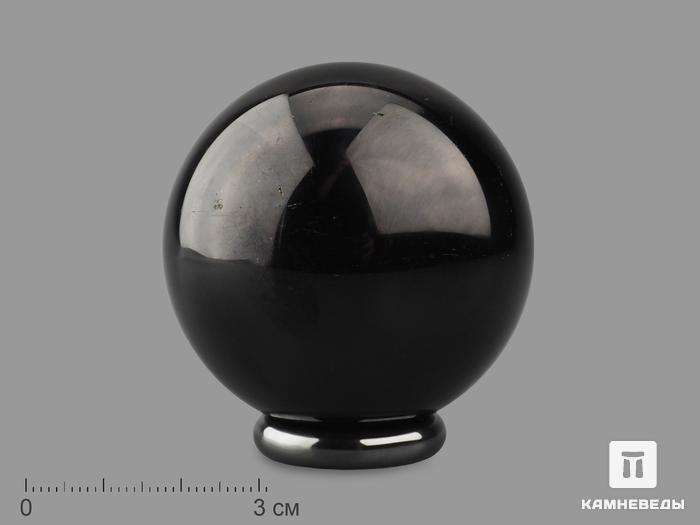 Шар из шерла (чёрного турмалина), 49 мм, 20557, фото 1