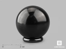 Шар из шерла (чёрного турмалина), 42 мм