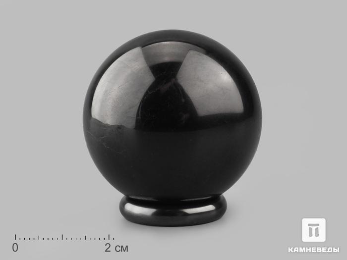 Шар из шерла (чёрного турмалина), 42 мм, 20559, фото 1