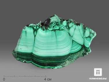 Малахит. Малахит, полированный срез 8,5х5х1,2 см