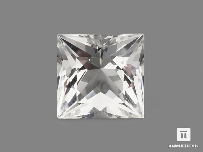 Горный хрусталь (кварц), огранка 8,5х8,5х7 мм (3,1 ct), 20624, фото 1