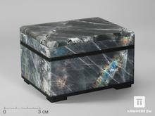 Шкатулка из лабрадора, 9,1х7,5х5,7 см