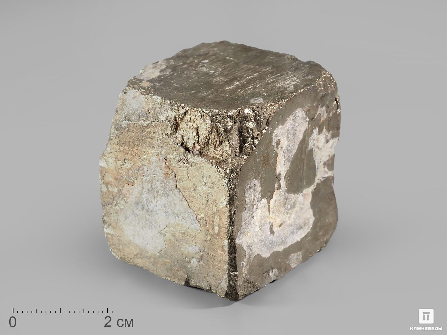 Пирит, кубический кристалл 4,3х4,3х4 см, 20730, фото 1
