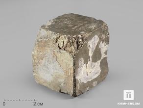 Пирит, кубический кристалл 4,3х4,3х4 см