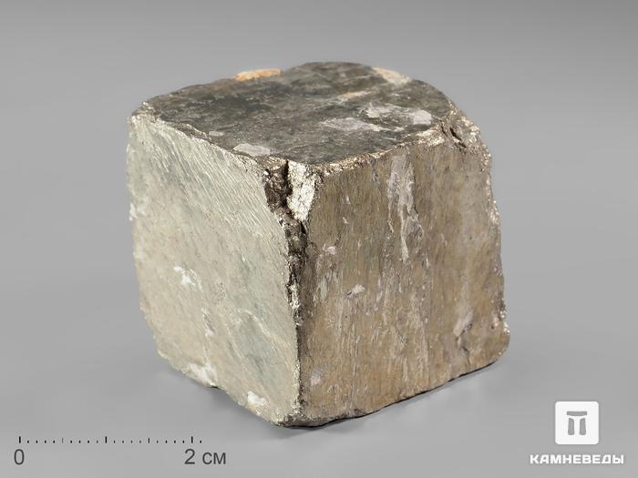 Пирит, кубический кристалл 3,7х3,5х3,5 см, 20734, фото 1
