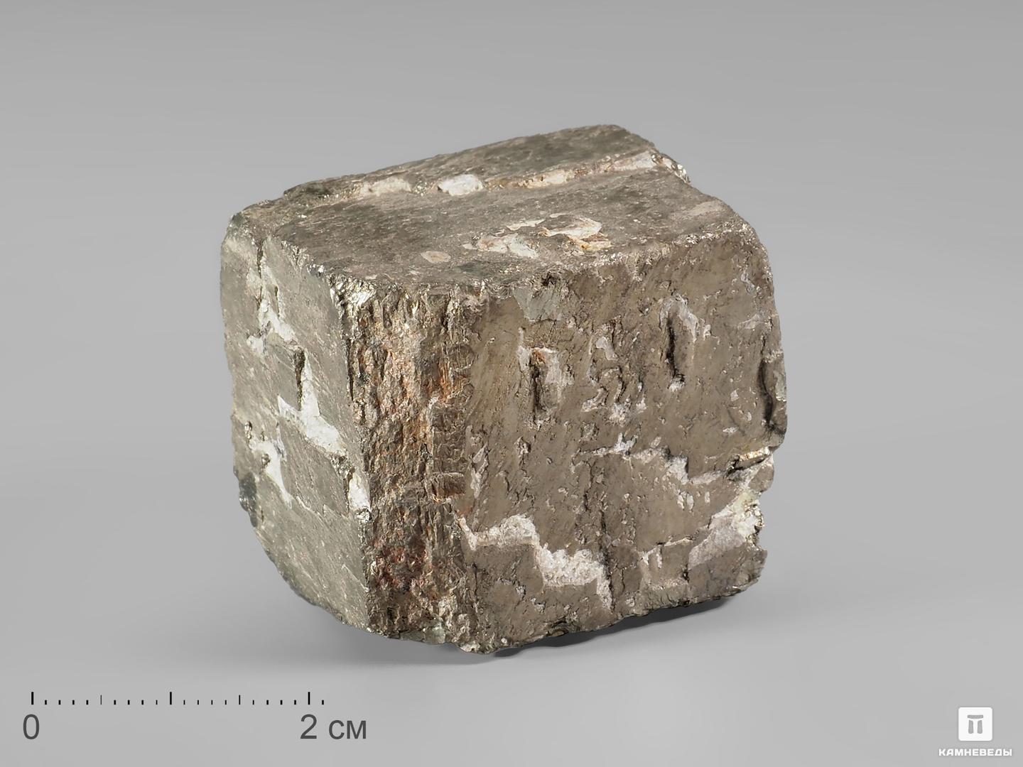 Пирит, кубический кристалл 3,3х3х3 см, 20739, фото 1