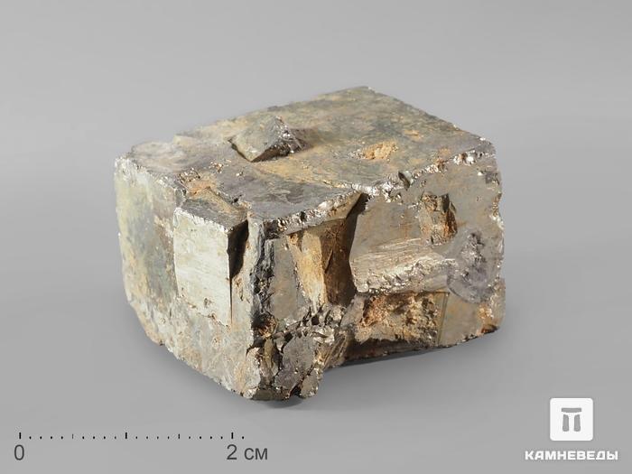 Пирит, кубический кристалл 3,3х3,1 см, 14536, фото 1