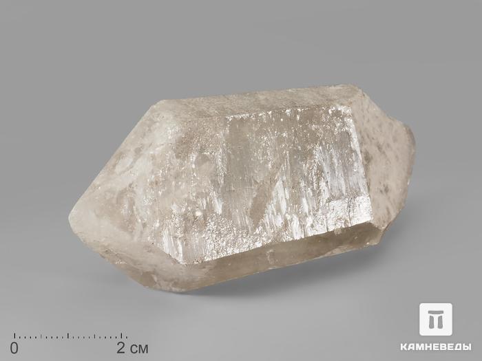 Горный хрусталь (кварц), двухголовый кристалл 7,9х3,6х2,4 см, 20665, фото 1