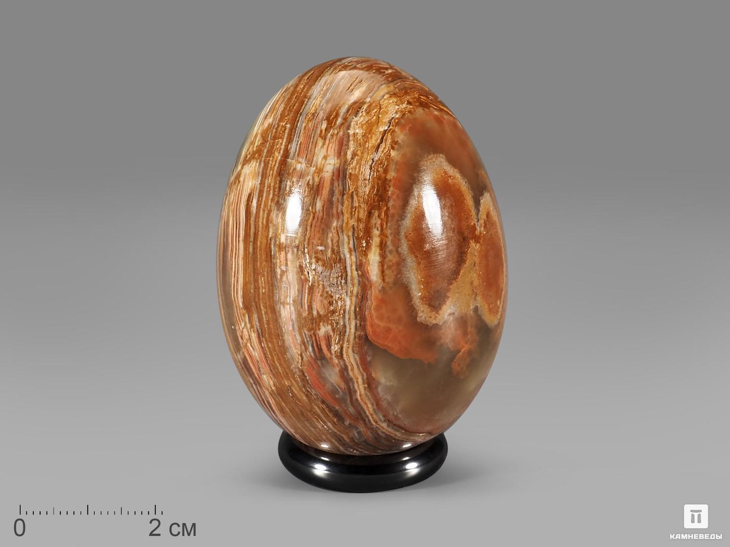 Яйцо из оникса мраморного, 6 см шкатулка металл яйцо заяц с корзиной 11х6 5х7 см