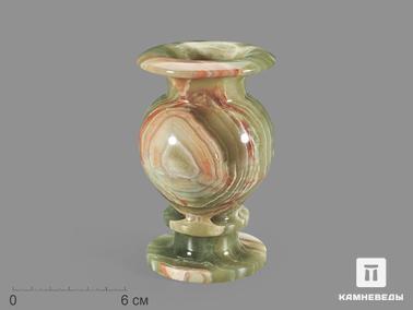 Оникс мраморный. Ваза из оникса мраморного, 12х7,7 см