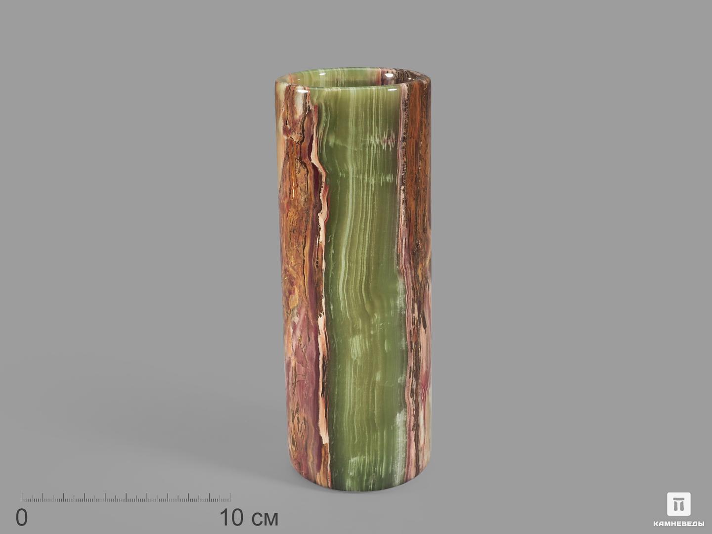 Ваза из мраморного оникса, 19,8х7,5 см ваза агнесса с росписью на проз стекле d 7см 10х23 см