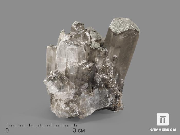 Натролит, сросток кристаллов 4,7х4,2х3,3 см, 20858, фото 1