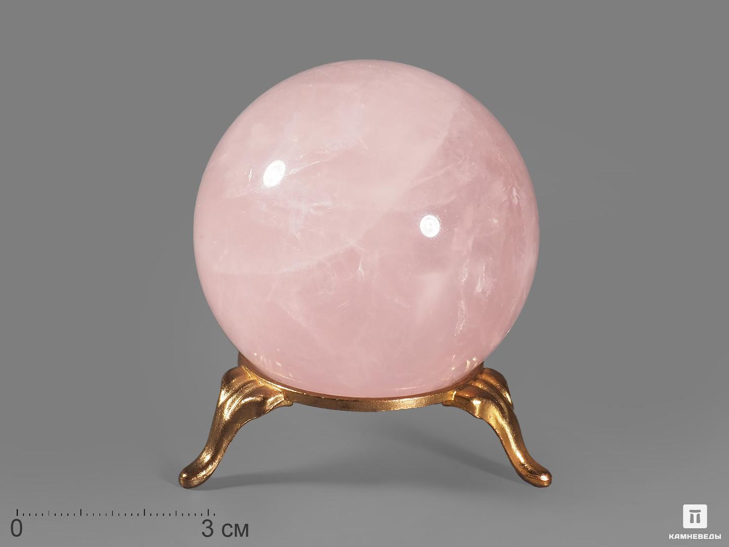 Шар из розового кварца, 56-57 мм grace and stella массажер гуаша из розового кварца