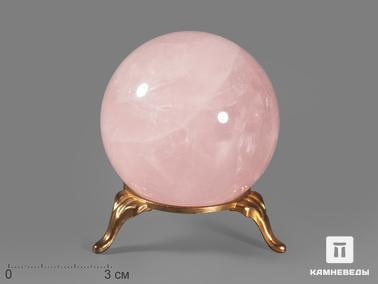 Розовый кварц. Шар из розового кварца, 56-57 мм