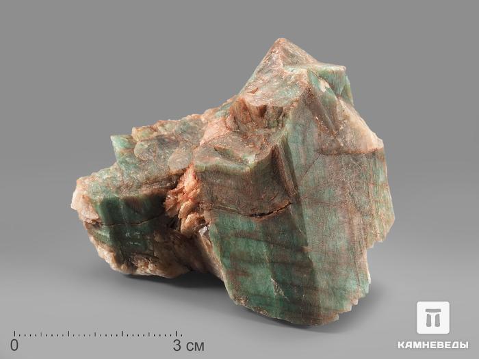 Амазонит, кристалл 6,2х5,2х4,5 см, 19055, фото 1