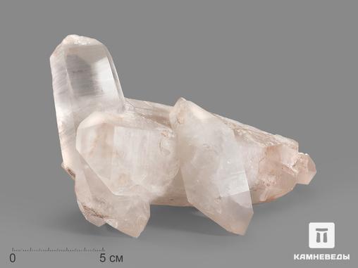 Горный хрусталь (кварц), сросток двухголовых кристаллов 25х14х8,5 см, 19048, фото 1