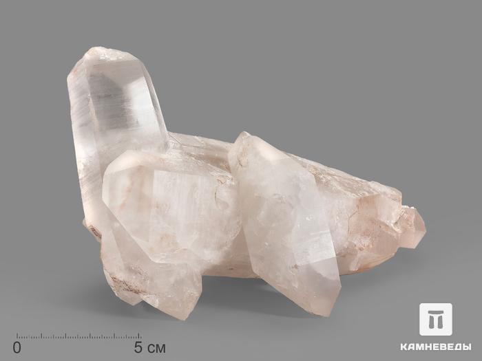 Горный хрусталь (кварц), сросток двухголовых кристаллов 25х14х8,5 см, 19048, фото 1