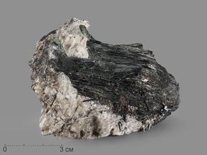 Эгирин, искаженный кристалл 8,4х7х3 см