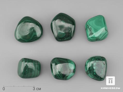 Малахит, крупная галтовка 2,5-3,5 см (25-30 г), 20671, фото 1
