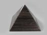 Пирамида из серебристого обсидиана, 10х10х7,5 см, 21000, фото 2