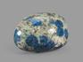 Азурит в граните (камень K2), галтовка | категории, 3-3,5 см, 12-96/6, фото 2