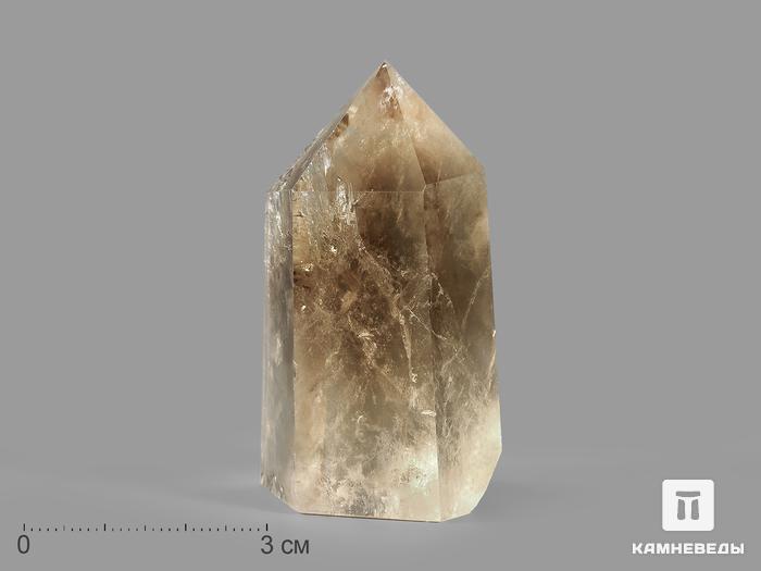 Цитрин в форме кристалла, 5-7 см (90-100 г), 21259, фото 1